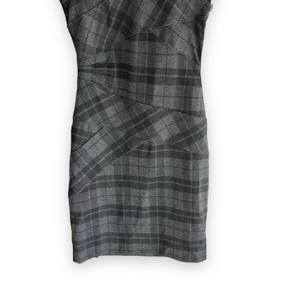 BCBG MAXAZRIA | Plaid Bandage Mini Dress (6) - Picture 3 of 6